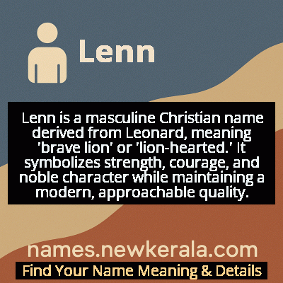 Lenn Name Meaning and Origin