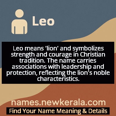 Leo Name Meaning and Origin