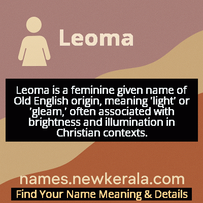 Leoma Name Meaning and Origin