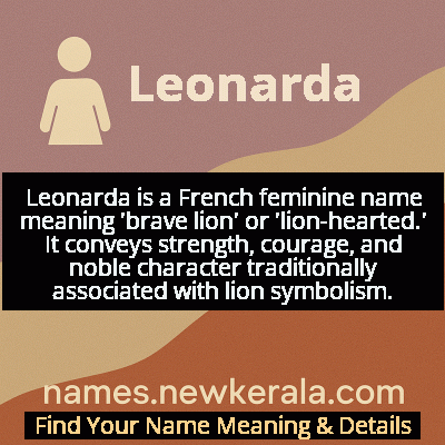 Leonarda Name Meaning and Origin