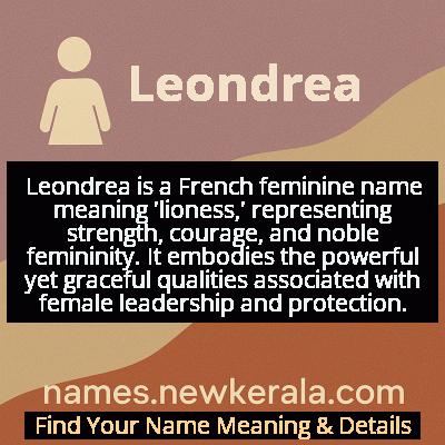 Leondrea Name Meaning and Origin