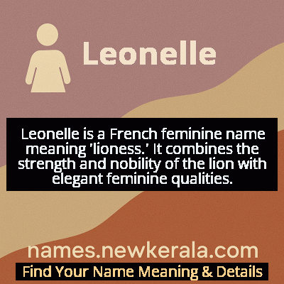 Leonelle Name Meaning and Origin