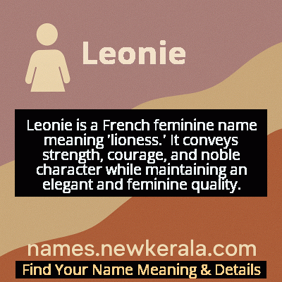 Leonie Name Meaning and Origin