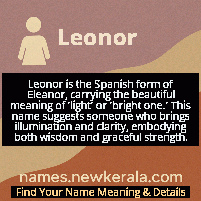 Leonor Name Meaning and Origin