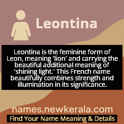 Leontina Name Meaning and Origin