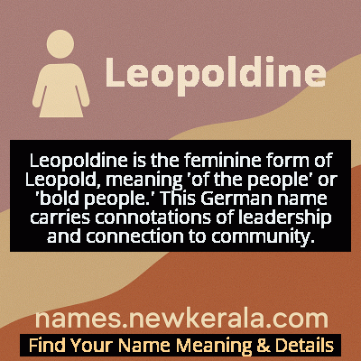 Leopoldine Name Meaning and Origin