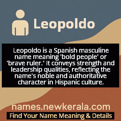 Leopoldo Name Meaning and Origin