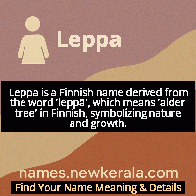 Leppa Name Meaning and Origin