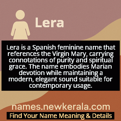 Lera Name Meaning and Origin