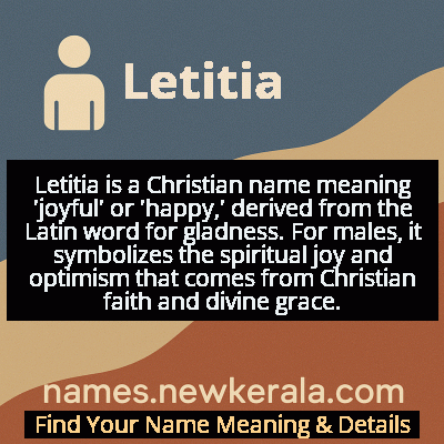 Letitia Name Meaning and Origin