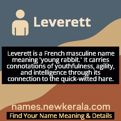 Leverett Name Meaning and Origin