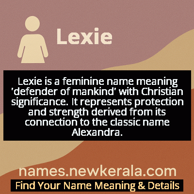 Lexie Name Meaning and Origin