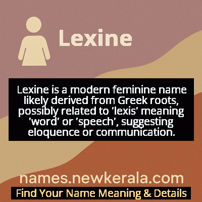 Lexine Name Meaning and Origin