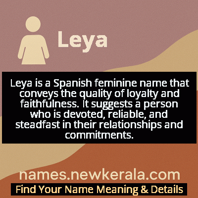 Leya Name Meaning and Origin
