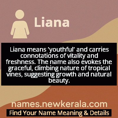 Liana Name Meaning and Origin