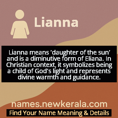 Lianna Name Meaning and Origin