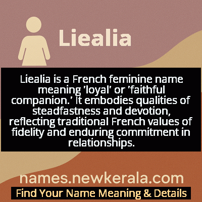 Liealia Name Meaning and Origin