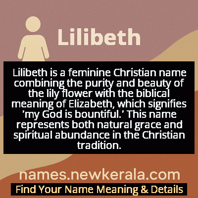 Lilibeth Name Meaning and Origin