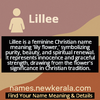 Lillee Name Meaning and Origin