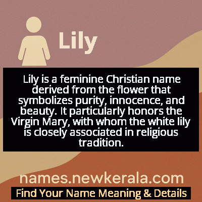 Lily Name Meaning and Origin