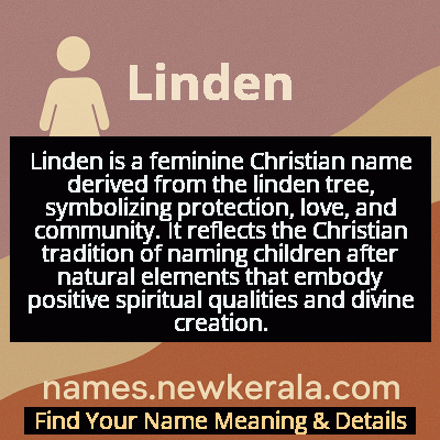 Linden Name Meaning and Origin