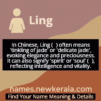 Ling Name Meaning and Origin