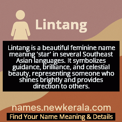 Lintang Name Meaning and Origin
