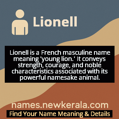 Lionell Name Meaning and Origin