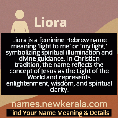 Liora Name Meaning and Origin