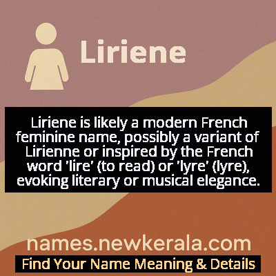 Liriene Name Meaning and Origin