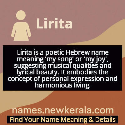 Lirita Name Meaning and Origin