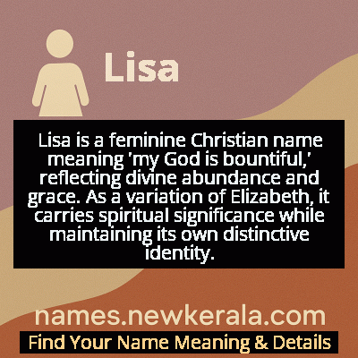 Lisa Name Meaning and Origin