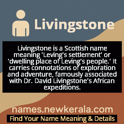Livingstone Name Meaning and Origin