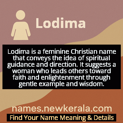 Lodima Name Meaning and Origin