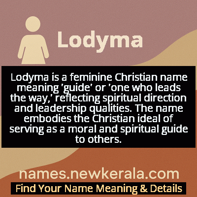 Lodyma Name Meaning and Origin