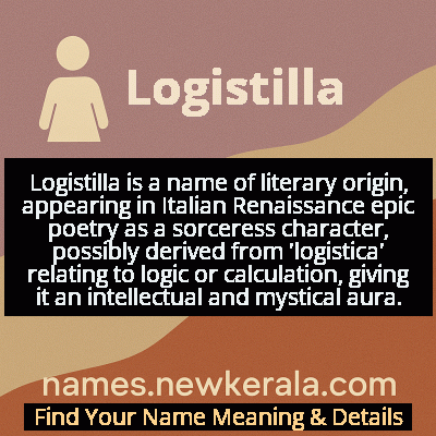 Logistilla Name Meaning and Origin