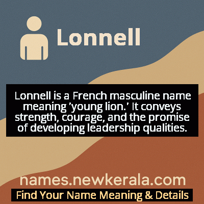 Lonnell Name Meaning and Origin