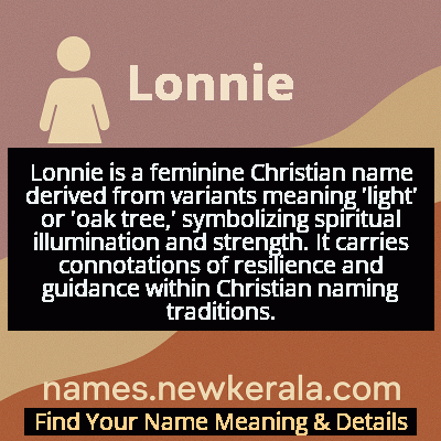 Lonnie Name Meaning and Origin