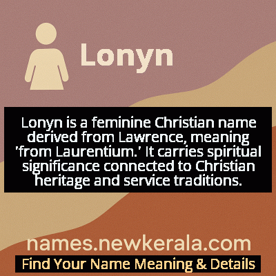 Lonyn Name Meaning and Origin