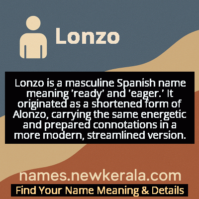 Lonzo Name Meaning and Origin