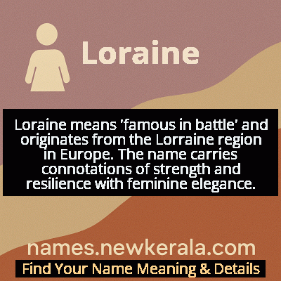 Loraine Name Meaning and Origin