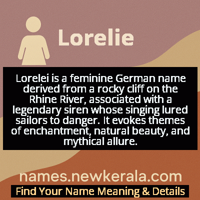 Lorelie Name Meaning and Origin