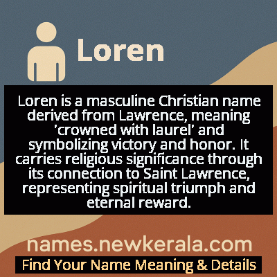Loren Name Meaning and Origin