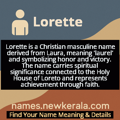 Lorette Name Meaning and Origin