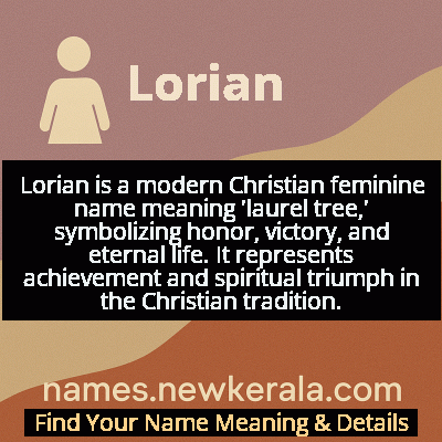 Lorian Name Meaning and Origin