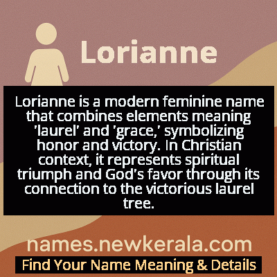 Lorianne Name Meaning and Origin