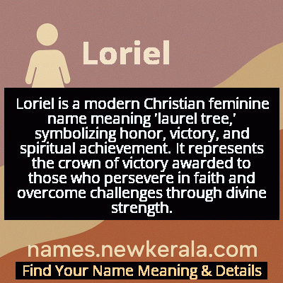 Loriel Name Meaning and Origin