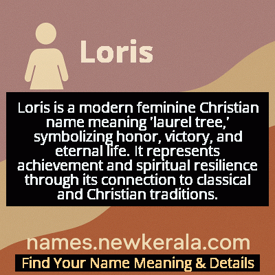 Loris Name Meaning and Origin