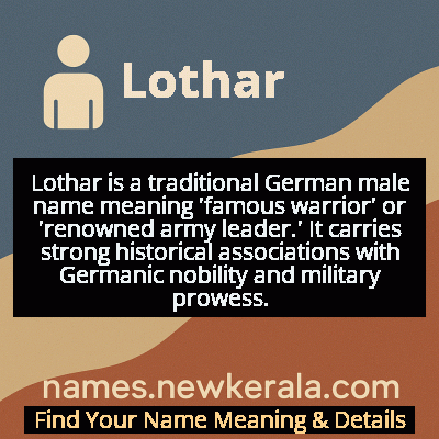 Lothar Name Meaning and Origin