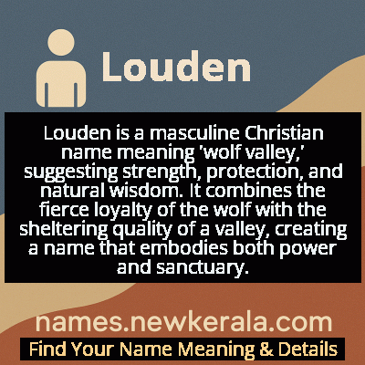 Louden Name Meaning and Origin